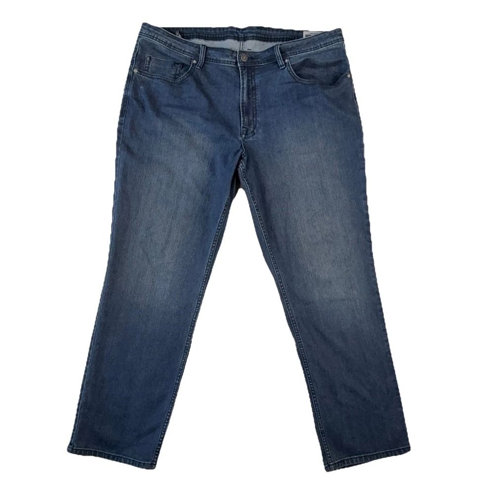 Buffalo David Bitton Jackson Slim Straight Jeans Mens 40x30 Blue Medium Wash - Picture 2 of 8